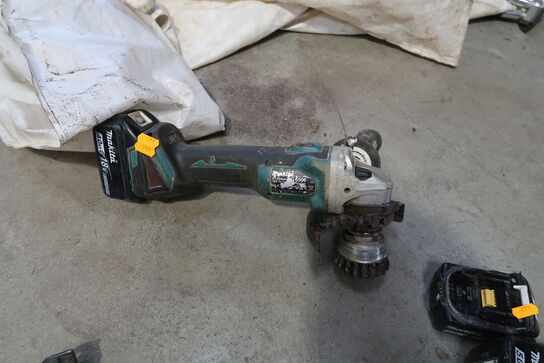 Vinkelsliber MAKITA DGA506 med batteri