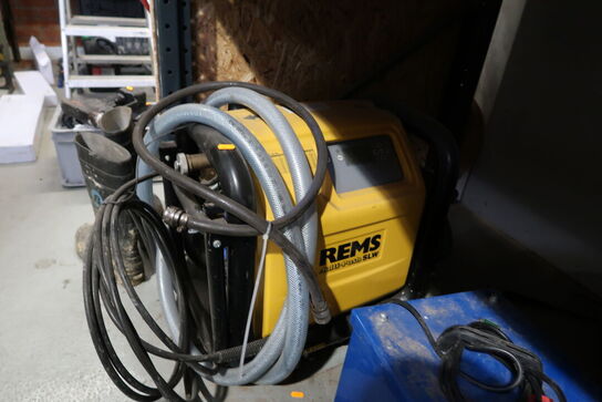 Elektronisk skylle- og trykprøvningsenhed REMS Multi-Push SLW Sæt