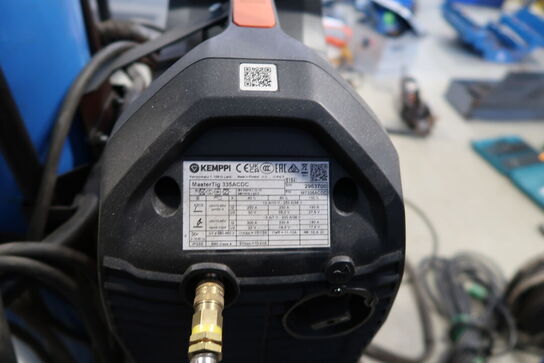 Svejseværk KEMPPI MasterTig 335 ACDC med vandkøler KEMPPI MasterTig Cooler M