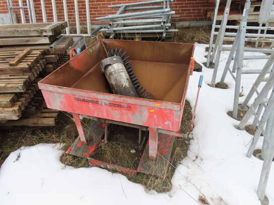 Betonspand med højtrykssprøjte