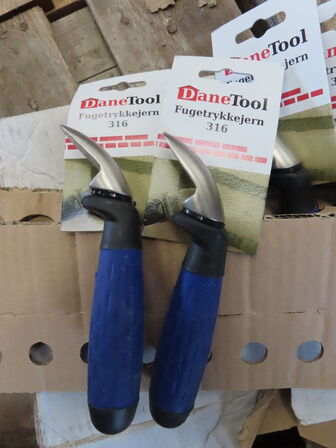 6 stk fugetrykkejern 316 DANETOOL mv.