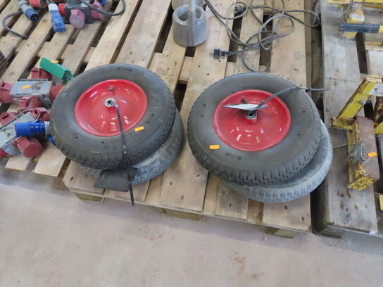 4 stk luftgummihjul RAVENDO