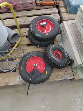 4 stk luftgummihjul RAVENDO