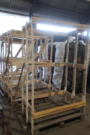 Træ til bygning af brændetårne