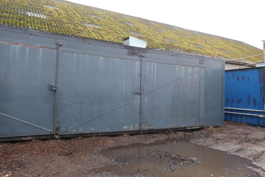 Tørreovn 40' uden fyr, med styreboks