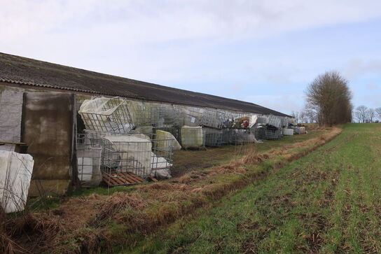 Diverse burer samt kar fra palletanke