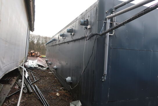 Tørreovn 40' uden fyr, med styreboks