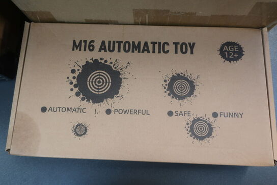 45 stk. cute crab og 14 stk. eleksrisk gel legetøjspistol