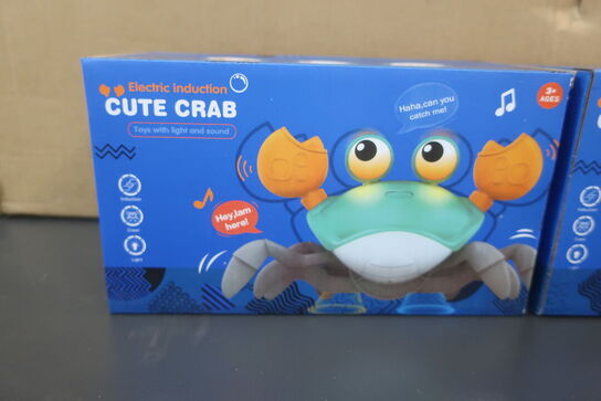 45 stk. cute crab og 14 stk. eleksrisk gel legetøjspistol