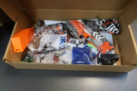 45 stk. cute crab og 14 stk. eleksrisk gel legetøjspistol