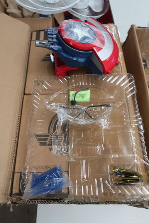 11 stk. elektrisk kaptain amerikas skjold med skyder