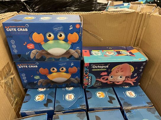 26 stk. cute crab og spaceman, magic book, udir/c