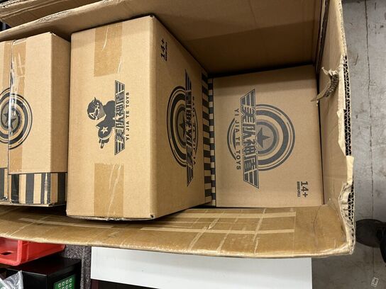 10 stk. elektrisk kaptain amerikas skjold med skyder