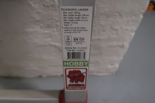 Jumbo Hobby teleskopstige 320 cm