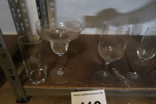 7 stk. ass. Glas