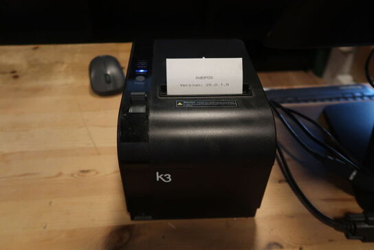 Komplet POS kasseterminal med touchskærm - K3