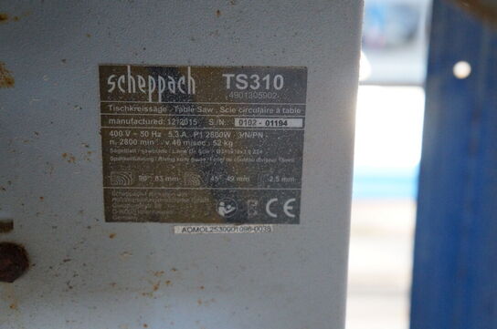 Bordsav SCHEPPACH TS310