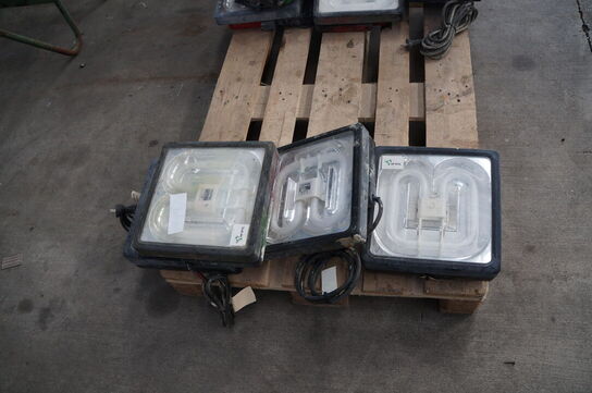 4 stk. Arbejdslamper