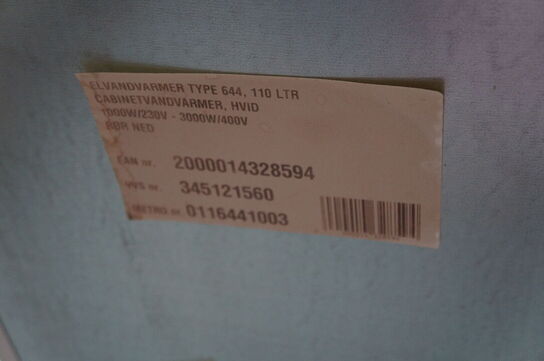 Vandvarmsbeholder METRO THERM 644 