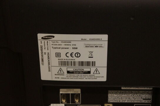 43 tommer TV SAMSUNG  HG40EA590