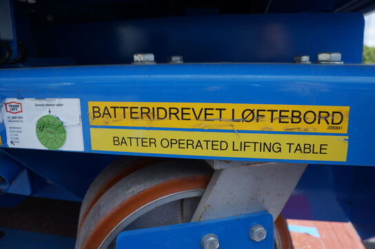 Løftebord TRANSLYFT TM 7500 SP