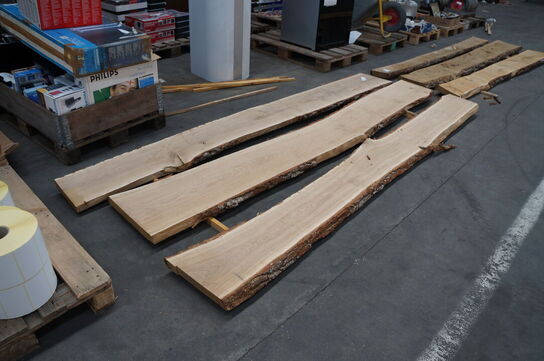 3 stk. Egetræsplanker 