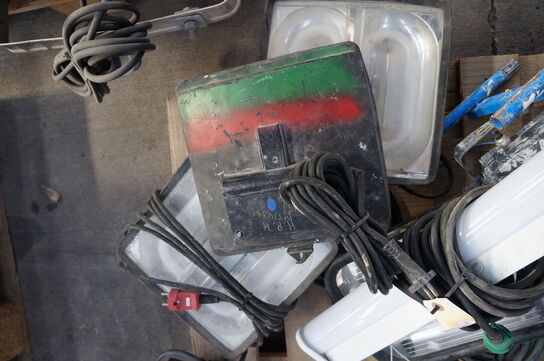 6 stk. Arbejdslamper 