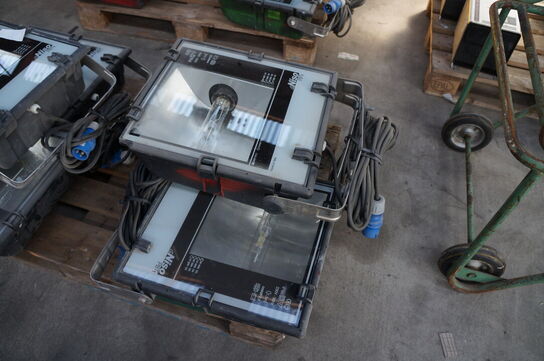 3 stk. Arbejdslamper 