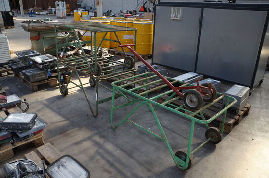 3 stk. Transportvogne 