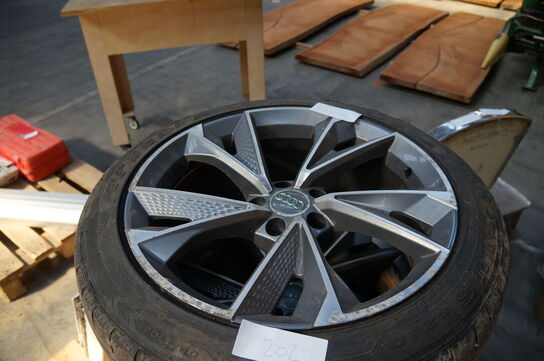 4 stk. Dæk med fælge 