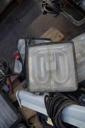 6 stk. Arbejdslamper 