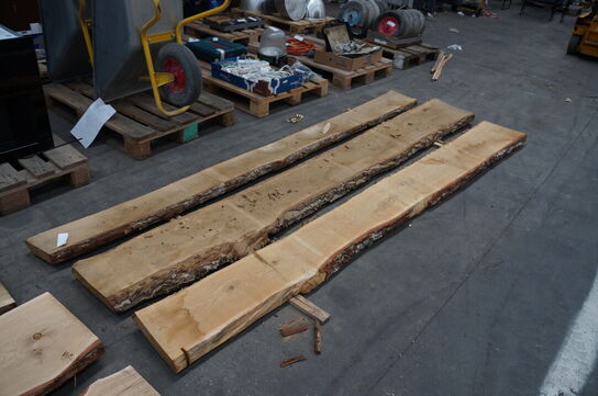 3 stk. Egetræsplanker 