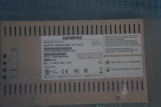 Simatic HMI SCD1900 19 Touch SIEMENS 