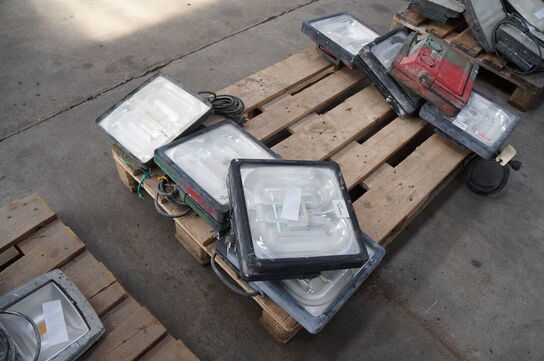4 stk. Arbejdslamper 