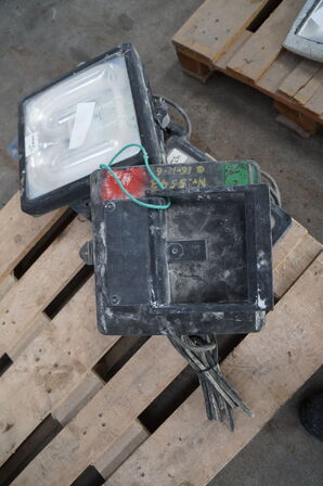 4 stk. Arbejdslamper 