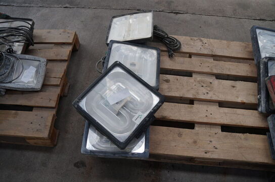 4 stk. Arbejdslamper 