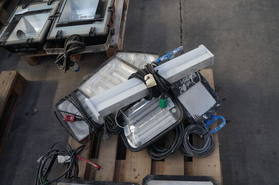 6 stk. Arbejdslamper 