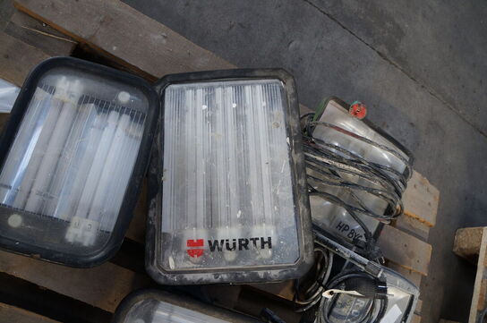 5 stk. Arbejdslamper