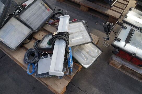 6 stk. Arbejdslamper 