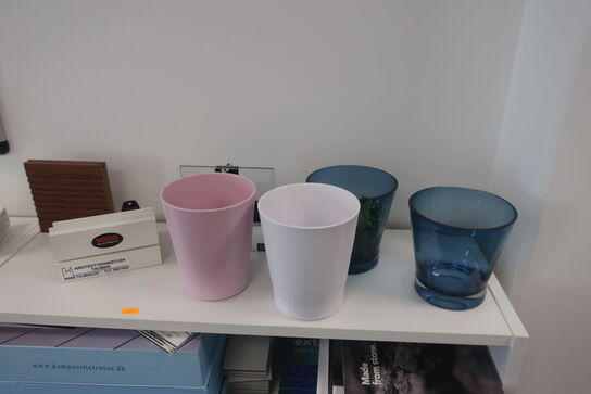 4 x reoler med indhold