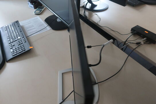 2 stk. skærme PHILIPS BDM3270 og 276E / tastatur m.m.