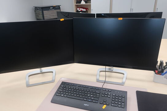 2 stk. skærme PHILIPS 276E / tastatur m.m.