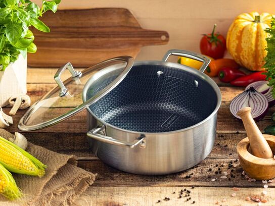 Hybrid nonstick gryde, 20 cm/2,8 liter.