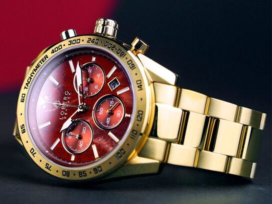 Herreur med marmor urskive.