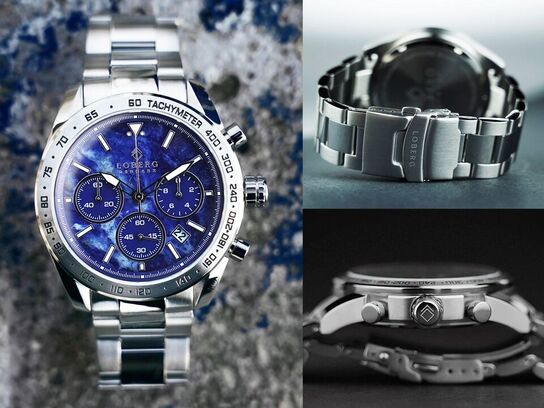 Herreur med marmor urskive.