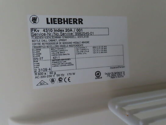 Køleskab LIEBHERR PROFIL LINE FKv 4310