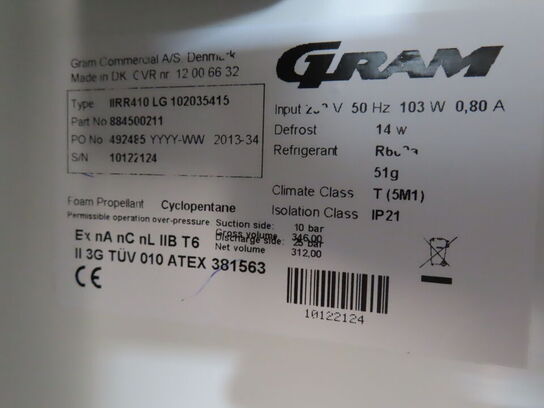 Køleskab GRAM IIRR410 LG