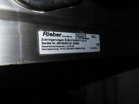 Bain Marie RIEBER ZUB-3 3xGN1/1,4L