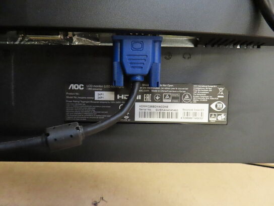2 stk. 24" monitorer AOC/NEOVO