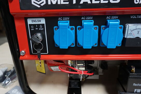 Metallo Meta 8500WE 4 Takt Benzin generator med elstart